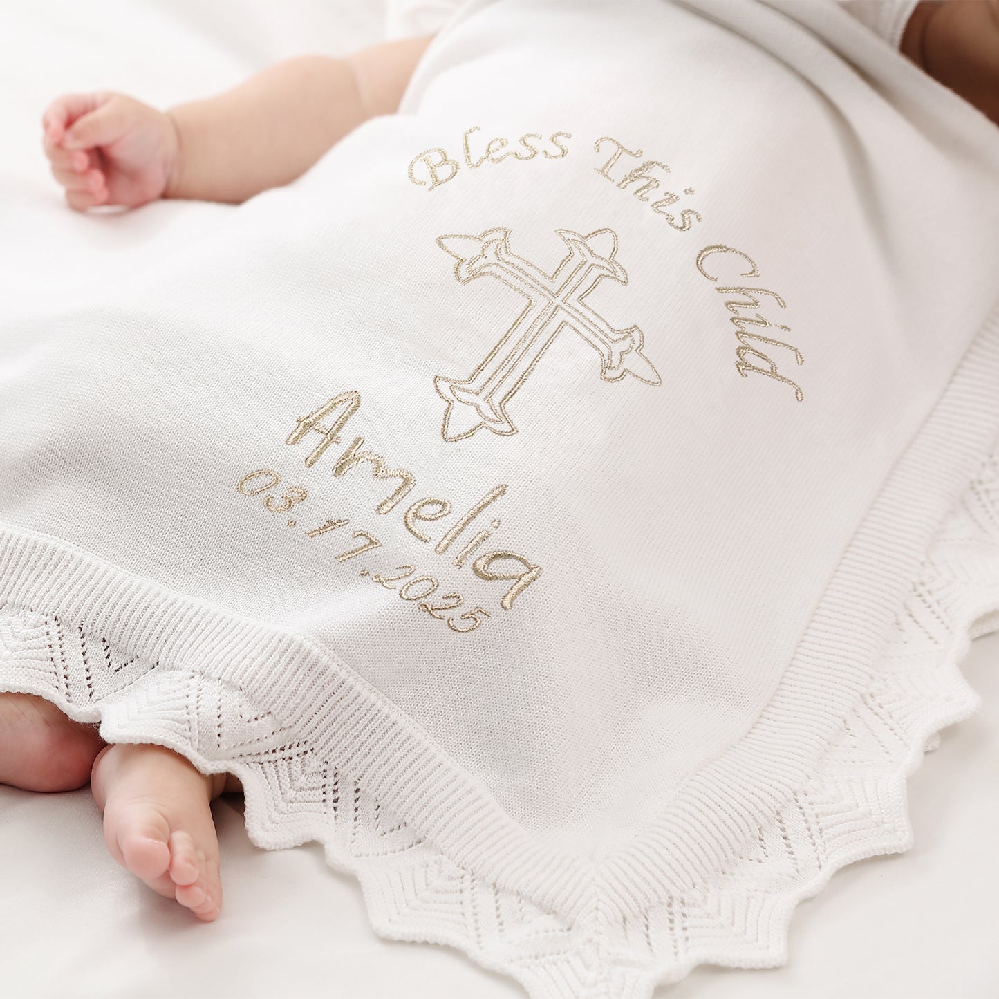 Baptism Customized Blanket