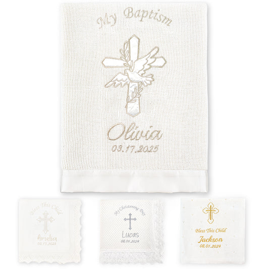 Baptism Customized Blanket