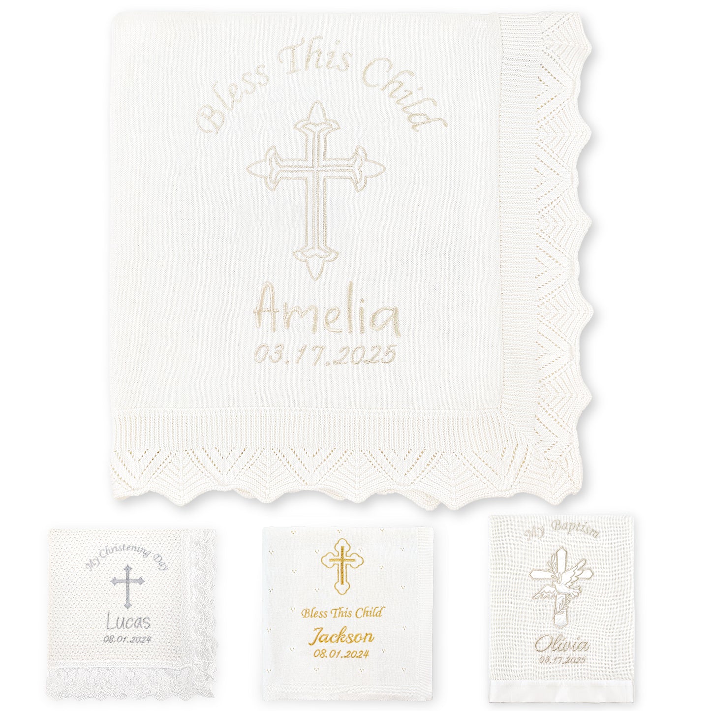 Baptism Customized Blanket
