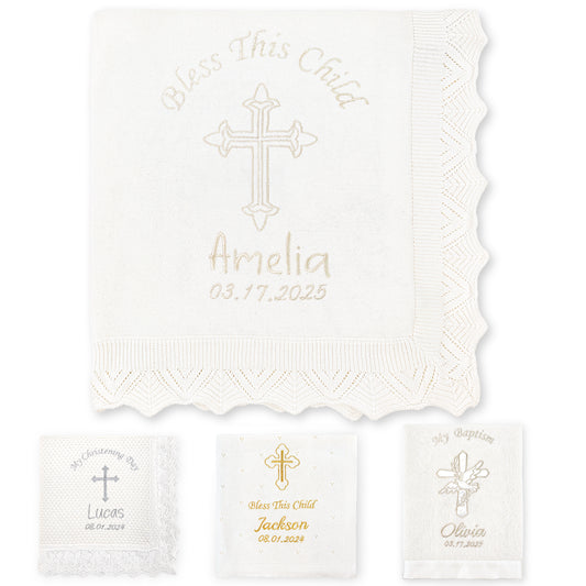 Baptism Customized Blanket