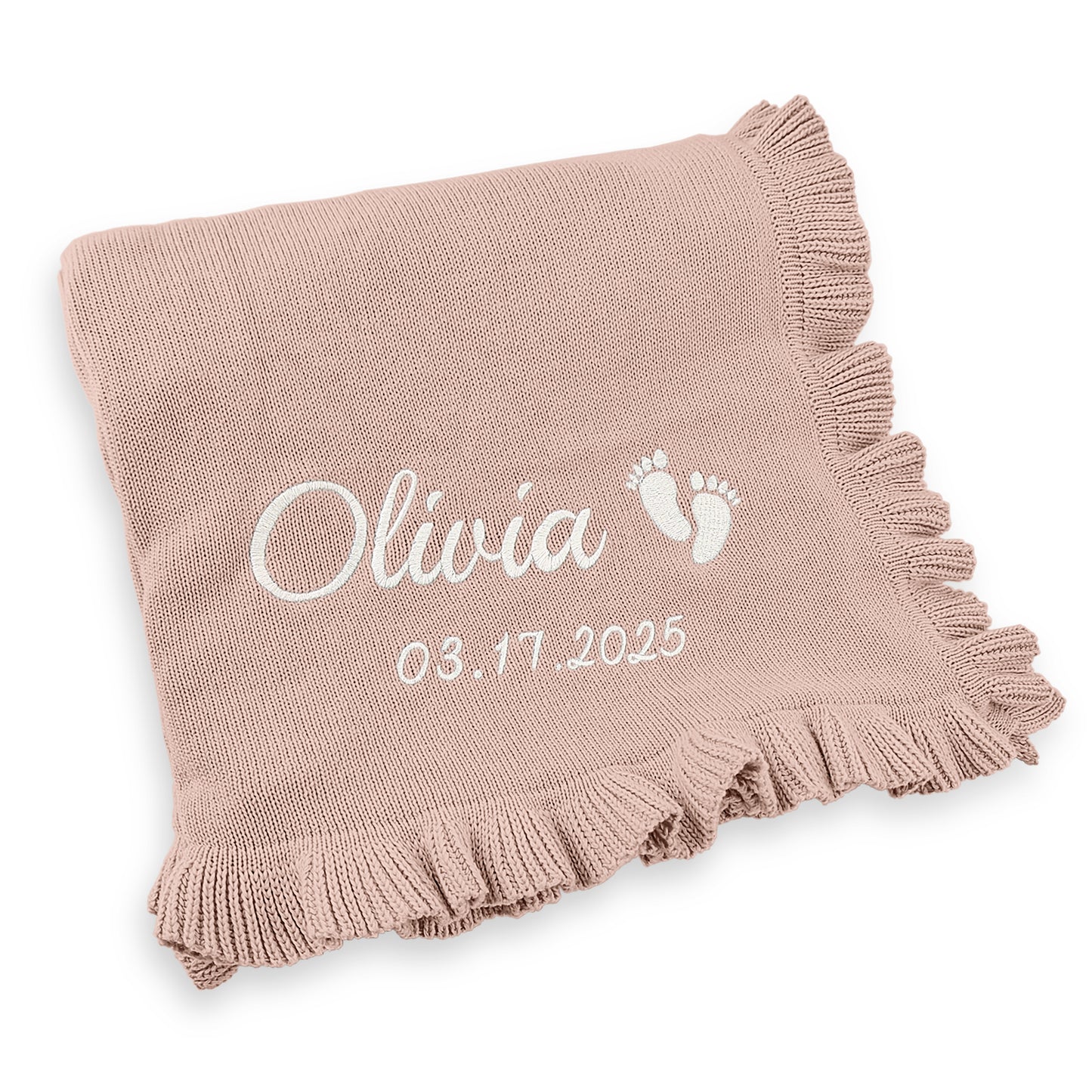 Lace Custom Blanket (Pink)