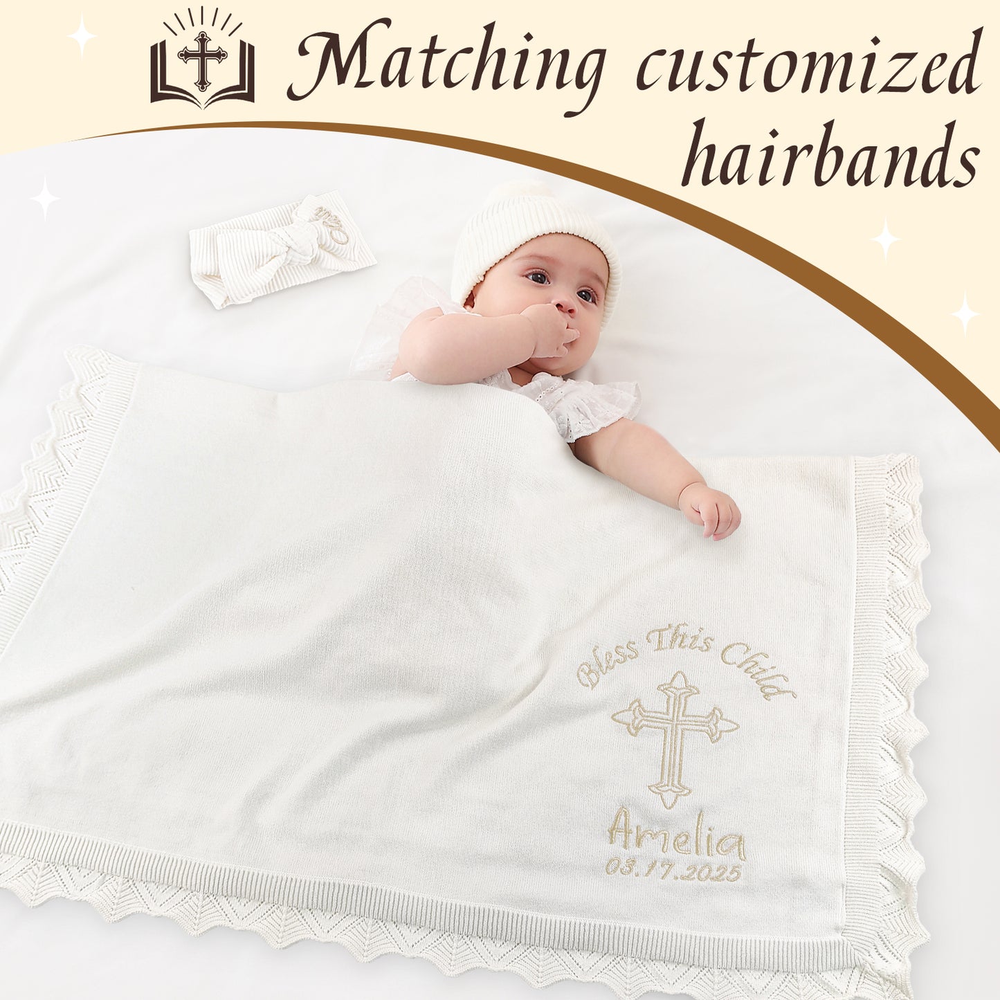 Baptism Customized Blanket