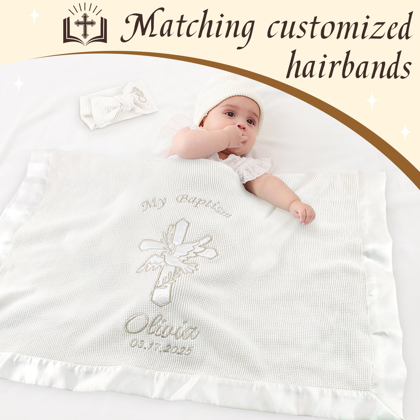 Baptism Customized Blanket