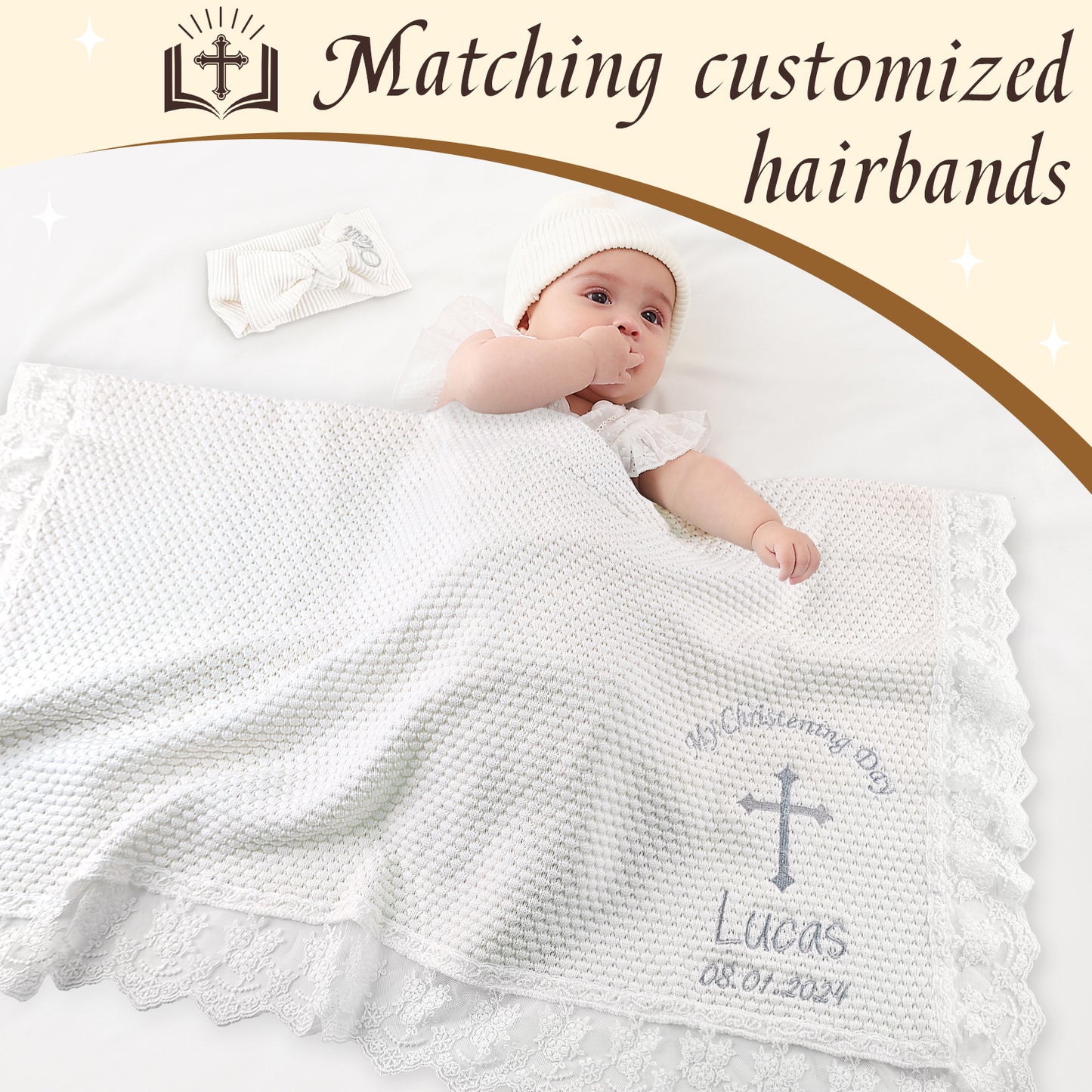 Baptism Customized Blanket