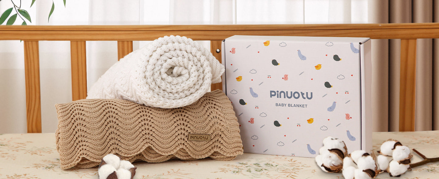 White Crochet Baby Blanket – Soft, Breathable Cotton for Newborns & Infants