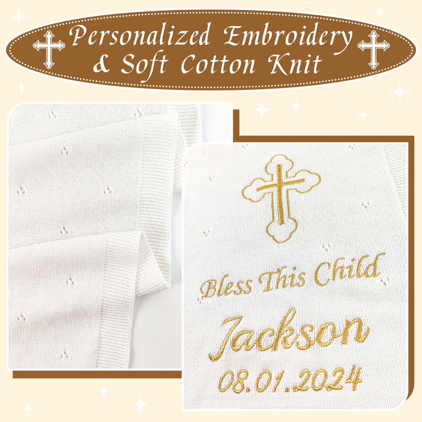Baptism Customized Blanket
