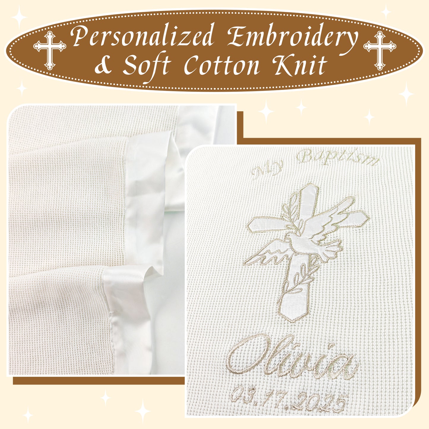 Baptism Customized Blanket