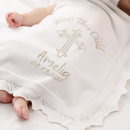Baptism Customized Blanket
