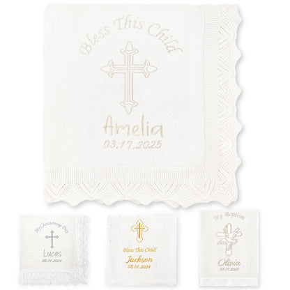 Baptism Customized Blanket