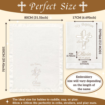 Baptism Customized Blanket