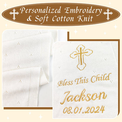 Baptism Customized Blanket