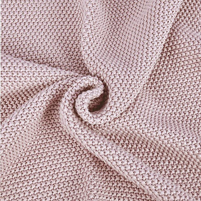 YOYI YOYI Couvertures pour tout-petits en tricot gaufré
