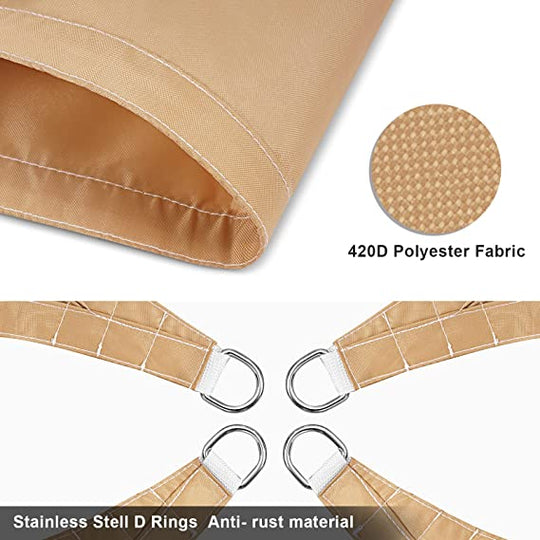 YOYI YOYI Patio Sun Shade Sail Canopy