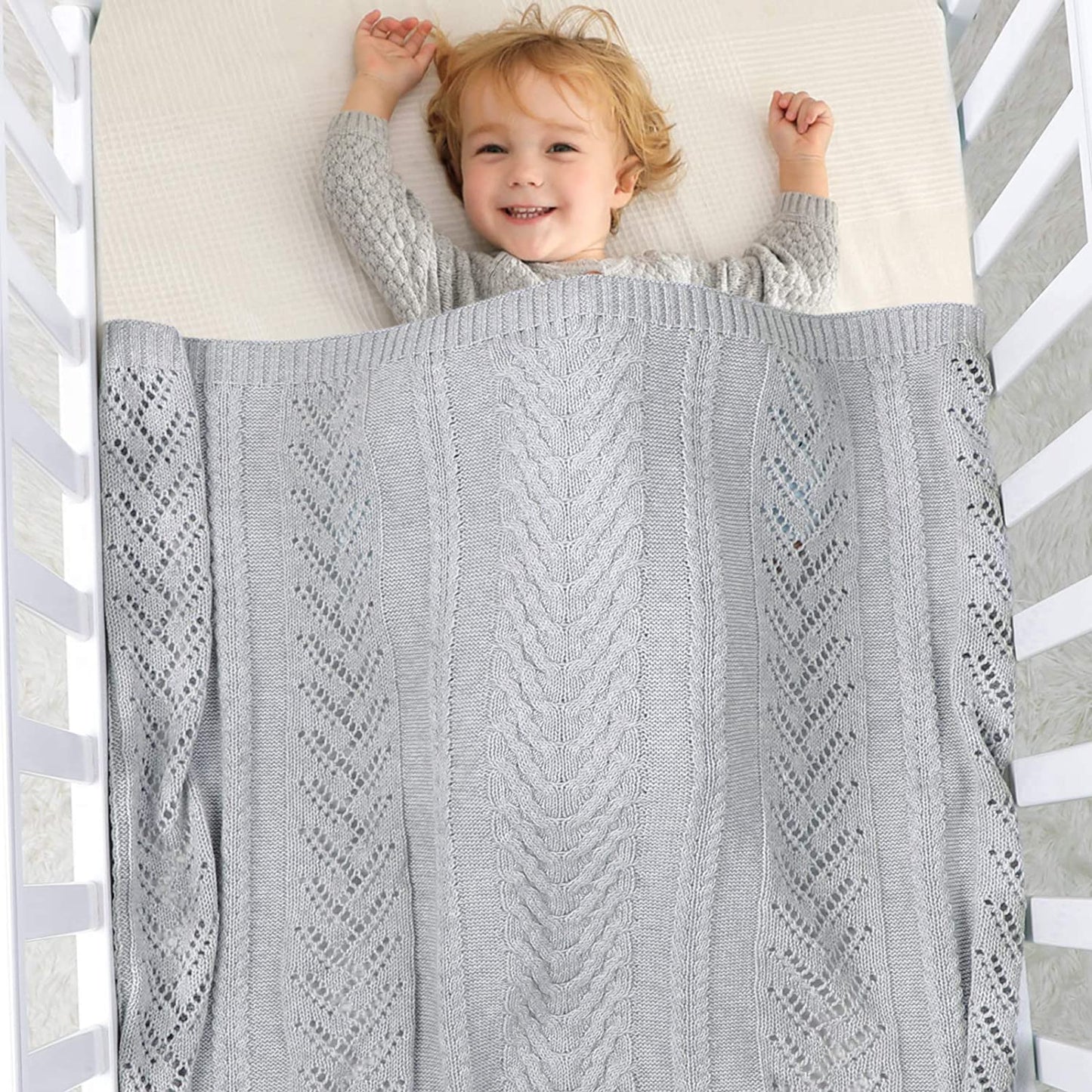 Couverture en tricot YOYI YOYI pour nouveau-né