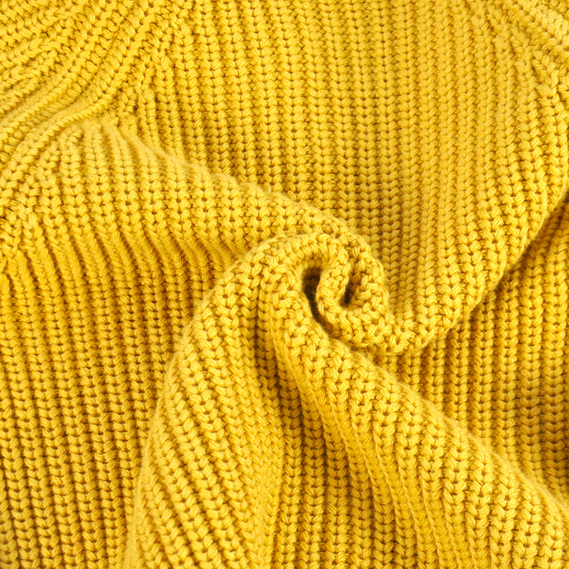 YOYI YOYI Cardigan en tricot jaune