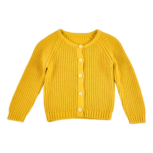 YOYI YOYI Cardigan en tricot jaune