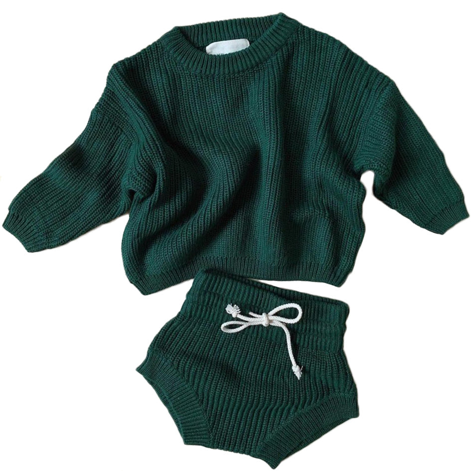 YOYI YOYI Ensemble pull tricoté pour enfants