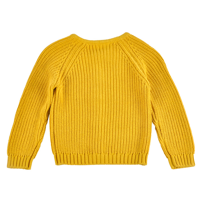 YOYI YOYI Cardigan en tricot jaune