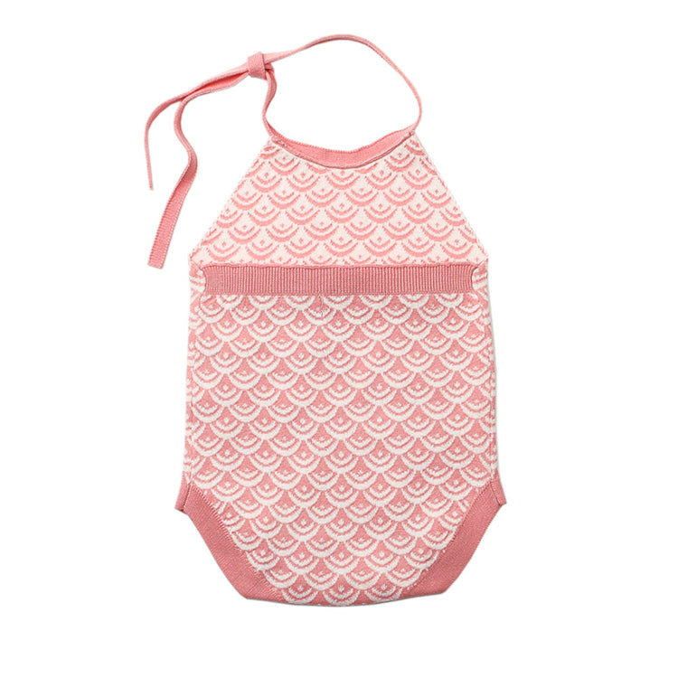 YOYI YOYI Neck Halter Cotton Romper