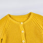 YOYI YOYI Cardigan en tricot jaune