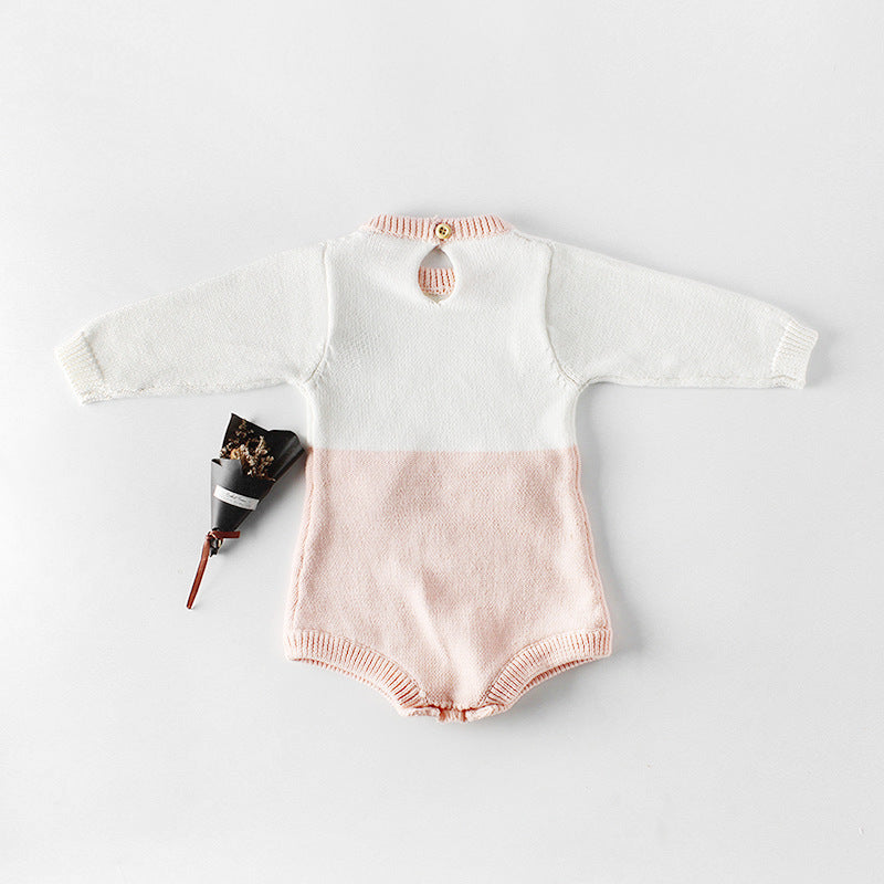 YOYI YOYI Newborn Knit romper Set