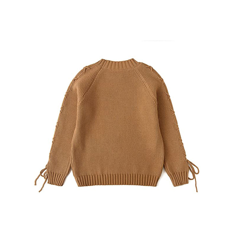 YOYI YOYI Long Sleeve Knitted Pullover