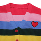 SUMMER SUMMER Chunky Cardigan in Regenbogenfarben