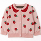 YOYI YOYI Pull en tricot fraise mignon
